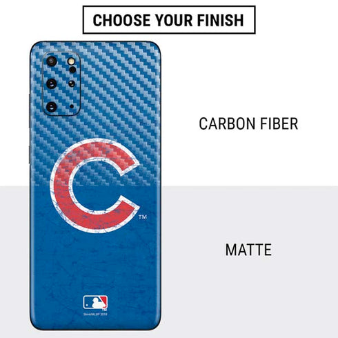 MLB Chicago Cubs - Solid Distressed Galaxy S20 Plus Skin