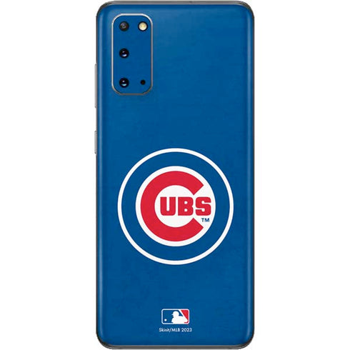 MLB Chicago Cubs - Solid Distressed Galaxy S20 Skin
