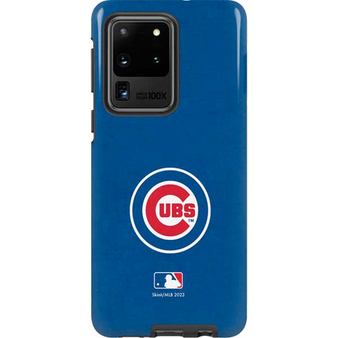 MLB Chicago Cubs - Solid Distressed Galaxy S20 Ultra 5G Pro Case