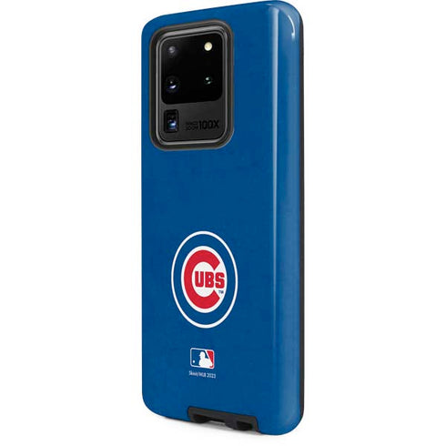 MLB Chicago Cubs - Solid Distressed Galaxy S20 Ultra 5G Pro Case