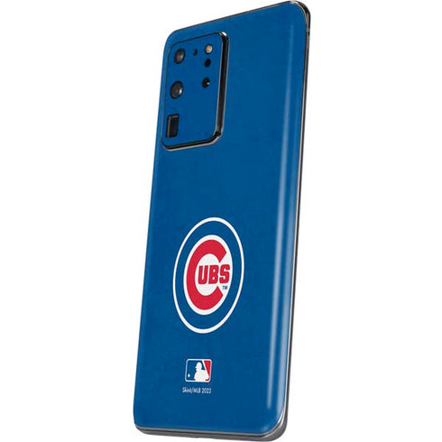 MLB Chicago Cubs - Solid Distressed Galaxy S20 Ultra 5G Skin