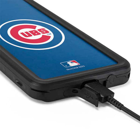 MLB Chicago Cubs - Solid Distressed Galaxy S20 Waterproof Case