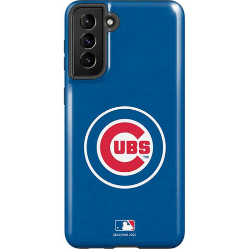 MLB Chicago Cubs - Solid Distressed Galaxy S21 Plus 5G Pro Case