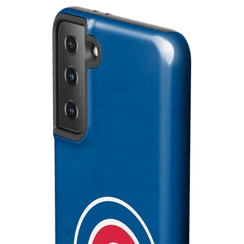 MLB Chicago Cubs - Solid Distressed Galaxy S21 Plus 5G Pro Case