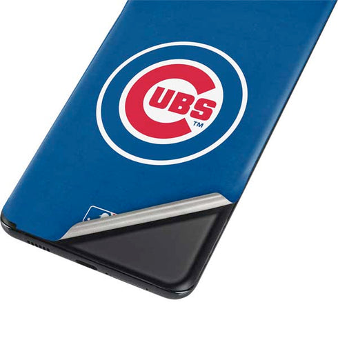 MLB Chicago Cubs - Solid Distressed Galaxy S21 Plus 5G Skin