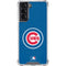 MLB Chicago Cubs - Solid Distressed Galaxy S22 Clear Case