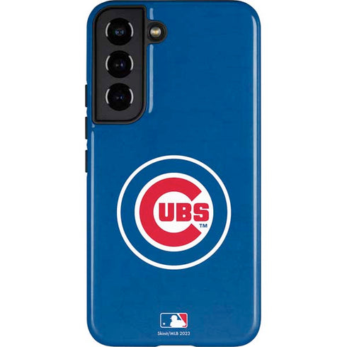 MLB Chicago Cubs - Solid Distressed Galaxy S22 Pro Case