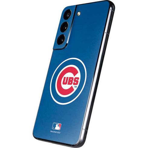 MLB Chicago Cubs - Solid Distressed Galaxy S22 Skin