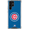 MLB Chicago Cubs - Solid Distressed Galaxy S22 Ultra Clear Case