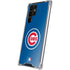 MLB Chicago Cubs - Solid Distressed Galaxy S22 Ultra Clear Case