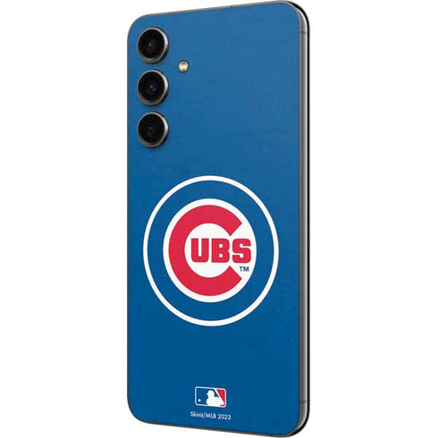 MLB Chicago Cubs - Solid Distressed Galaxy S23 FE Skin