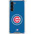 MLB Chicago Cubs - Solid Distressed Galaxy S23 Plus Clear Case