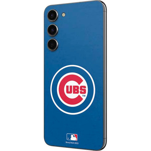 MLB Chicago Cubs - Solid Distressed Galaxy S23 Plus Skin