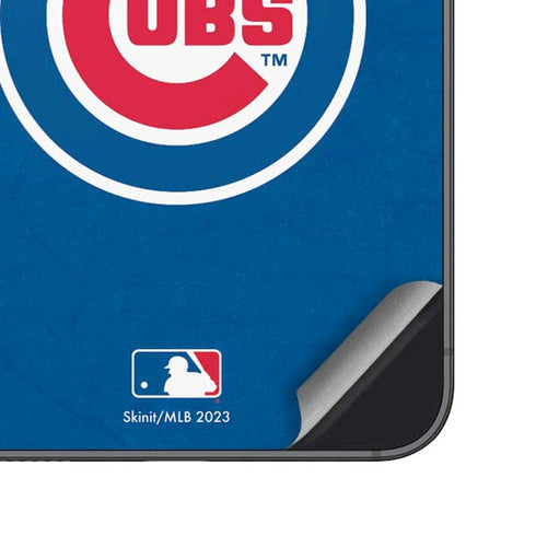 MLB Chicago Cubs - Solid Distressed Galaxy S23 Plus Skin