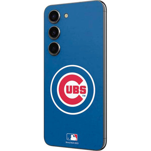 MLB Chicago Cubs - Solid Distressed Galaxy S23 Skin