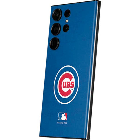 MLB Chicago Cubs - Solid Distressed Galaxy S23 Ultra Skin