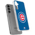 MLB Chicago Cubs - Solid Distressed Galaxy S24 Plus Clear Case