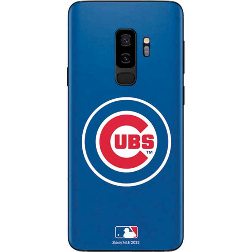 MLB Chicago Cubs - Solid Distressed Galaxy S9 Plus Skin