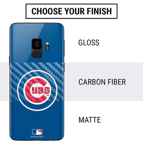 MLB Chicago Cubs - Solid Distressed Galaxy S9 Skin