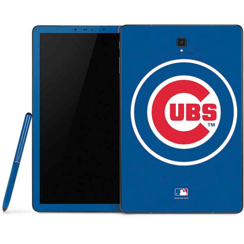 MLB Chicago Cubs - Solid Distressed Samsung Galaxy Tab Skin