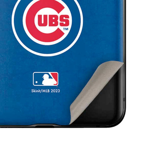 MLB Chicago Cubs - Solid Distressed Galaxy Z Flip Skin