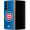 MLB Chicago Cubs - Solid Distressed Galaxy Z Fold4 5G Skin
