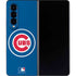 MLB Chicago Cubs - Solid Distressed Galaxy Z Fold4 5G Skin