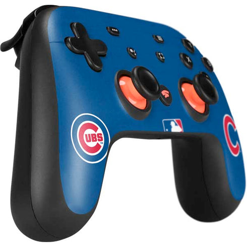 MLB Chicago Cubs - Solid Distressed Google Stadia Controller Skin