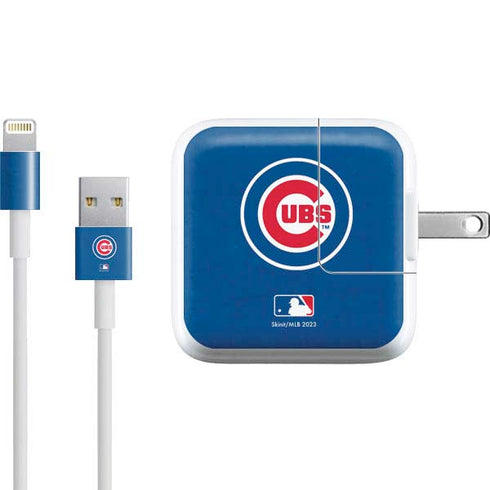 MLB Chicago Cubs - Solid Distressed iPad Charger (10W USB) Skin