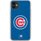 MLB Chicago Cubs - Solid Distressed iPhone 11 Clear Case