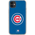 MLB Chicago Cubs - Solid Distressed iPhone 11 Clear Case