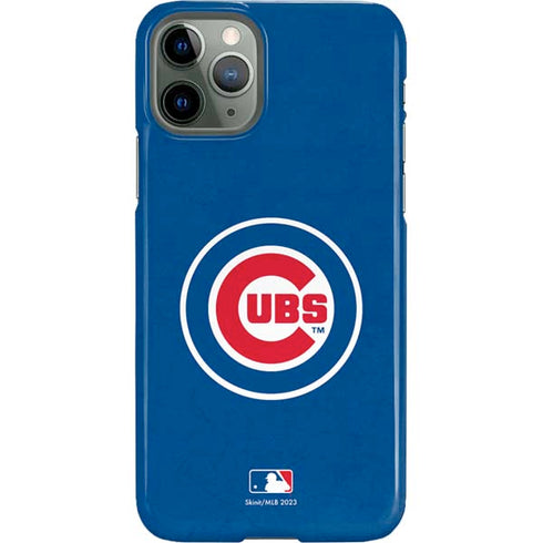 MLB Chicago Cubs - Solid Distressed iPhone 11 Pro Lite Case