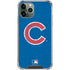 MLB Chicago Cubs - Solid Distressed iPhone 11 Pro Max Clear Case