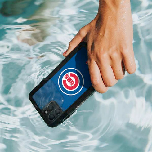 MLB Chicago Cubs - Solid Distressed iPhone 11 Pro Max Waterproof Case