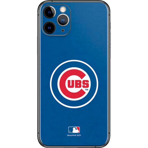 MLB Chicago Cubs - Solid Distressed iPhone 11 Pro Skin