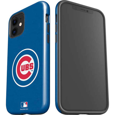 MLB Chicago Cubs - Solid Distressed iPhone 12 Impact Case