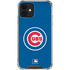 MLB Chicago Cubs - Solid Distressed iPhone 12 Mini Clear Case
