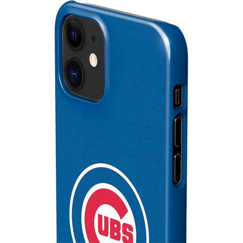 MLB Chicago Cubs - Solid Distressed iPhone 12 Mini Lite Case