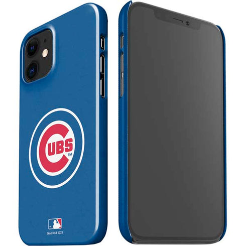 MLB Chicago Cubs - Solid Distressed iPhone 12 Mini Lite Case