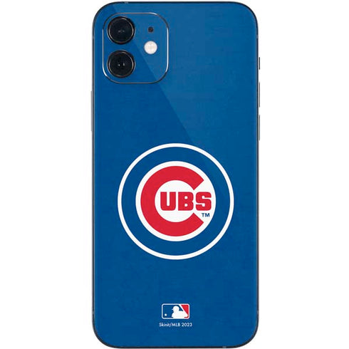 MLB Chicago Cubs - Solid Distressed iPhone 12 Mini Skin