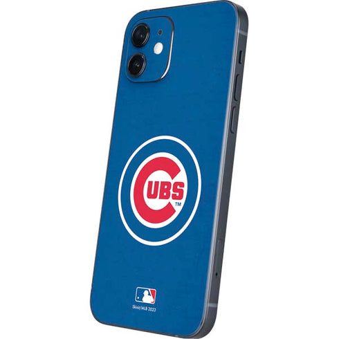 MLB Chicago Cubs - Solid Distressed iPhone 12 Mini Skin