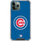 MLB Chicago Cubs - Solid Distressed iPhone 12 Pro Clear Case
