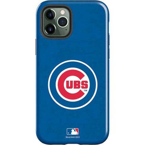 MLB Chicago Cubs - Solid Distressed iPhone 12 Pro Impact Case