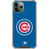 MLB Chicago Cubs - Solid Distressed iPhone 12 Pro Max Clear Case