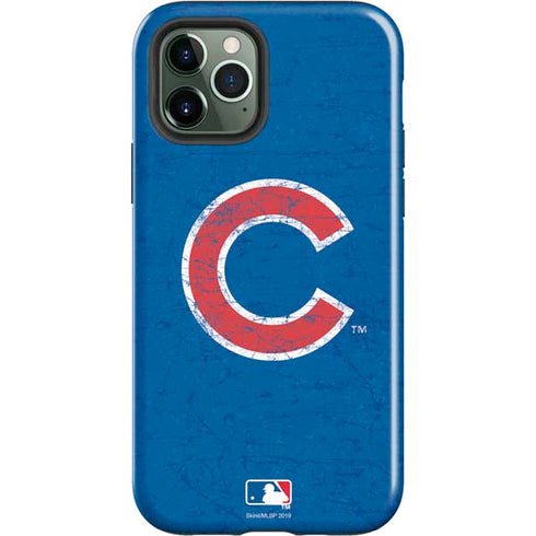 MLB Chicago Cubs - Solid Distressed iPhone 12 Pro Max Impact Case