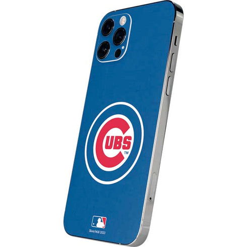 MLB Chicago Cubs - Solid Distressed iPhone 12 Pro Max Skin