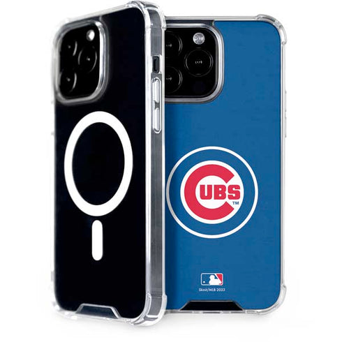 MLB Chicago Cubs - Solid Distressed iPhone 13 Pro Max MagSafe Case