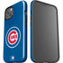 MLB Chicago Cubs - Solid Distressed iPhone 15 Impact Case