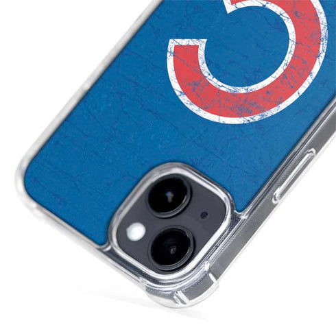 MLB Chicago Cubs - Solid Distressed iPhone 14 MagSafe Case