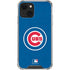 MLB Chicago Cubs - Solid Distressed iPhone 15 Plus Clear Case